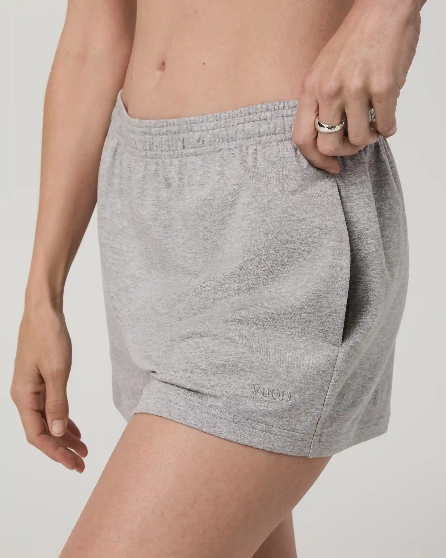 Halo Short | Pale Grey Heather