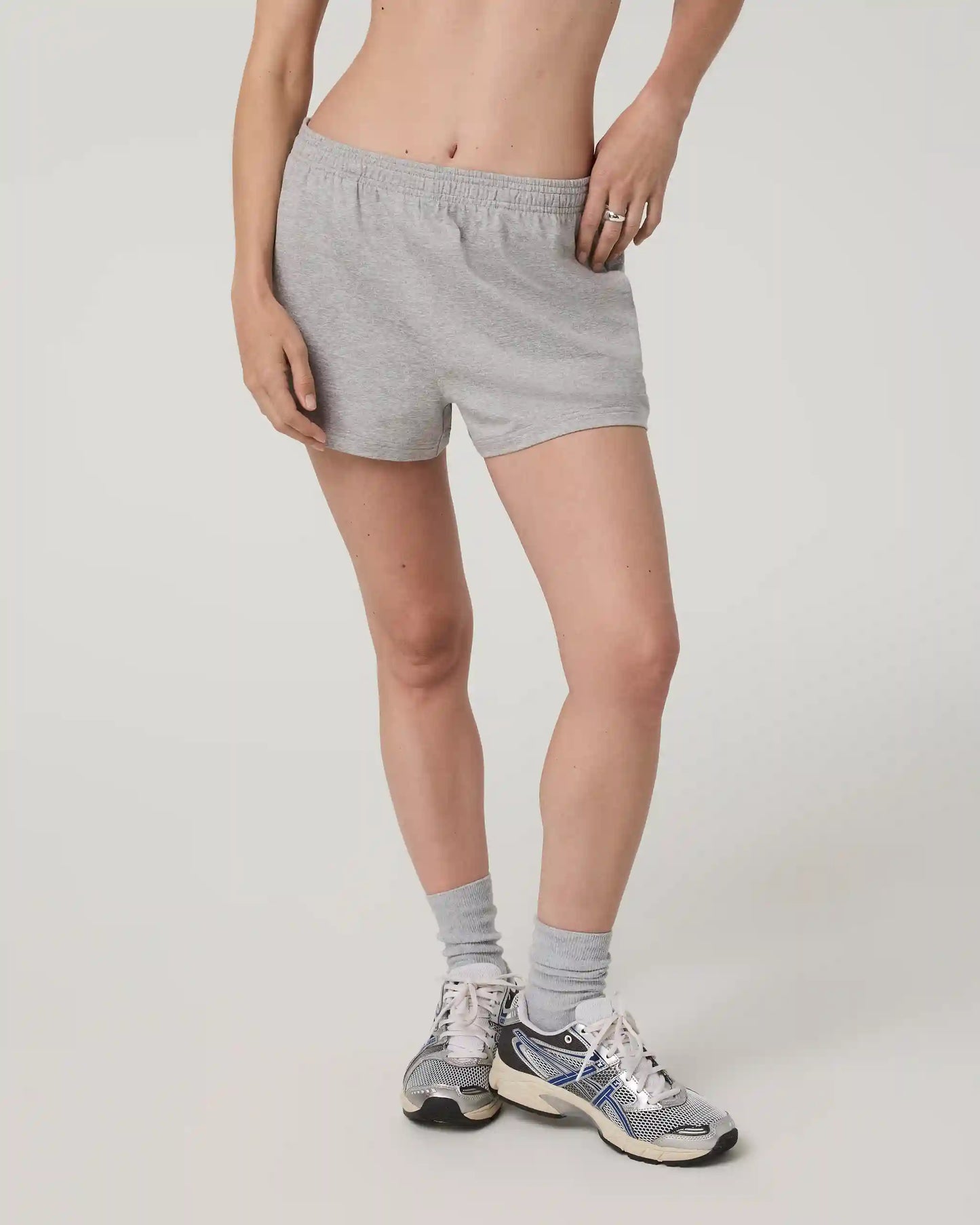 Halo Short | Pale Grey Heather