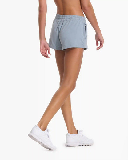 Halo Performance Short | Light Cloud Heather