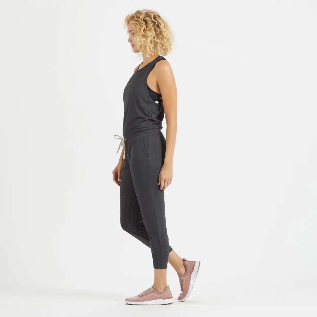 Luna Jumpsuit | Charcoal Heather