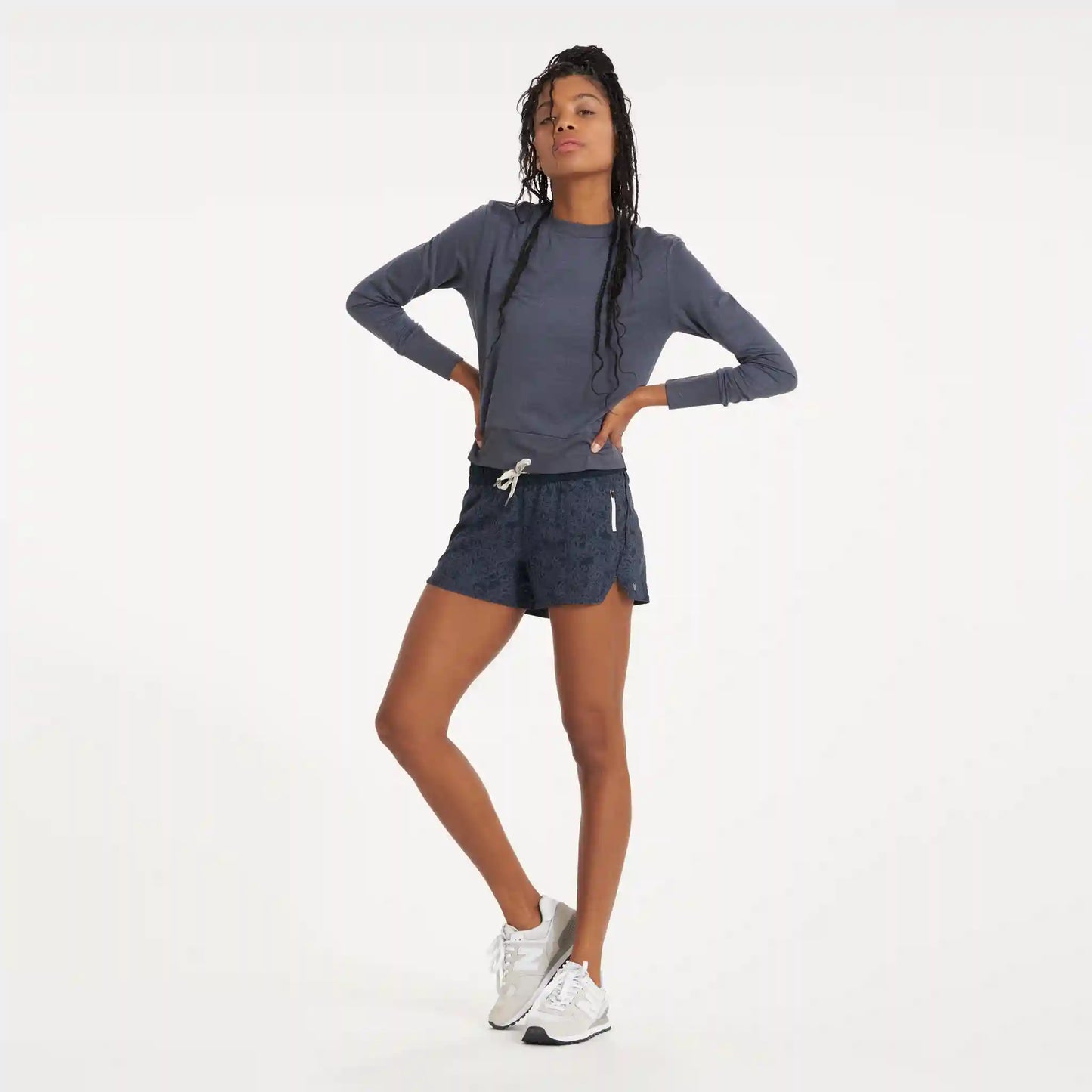 Clementine Short 4 | Azure Speckled Camo