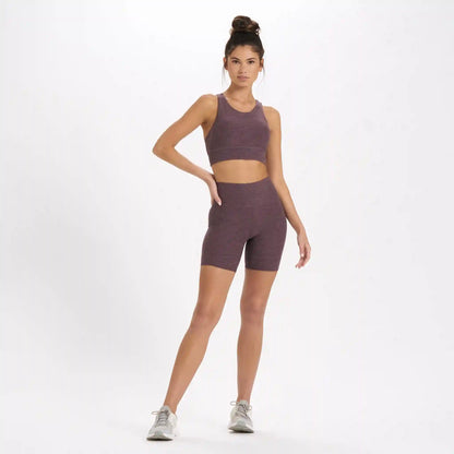 Clean Elevation Shorty 6" | Smoked Plum Heather