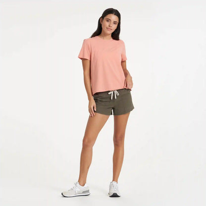 Feather Tee | Light Cinnamon