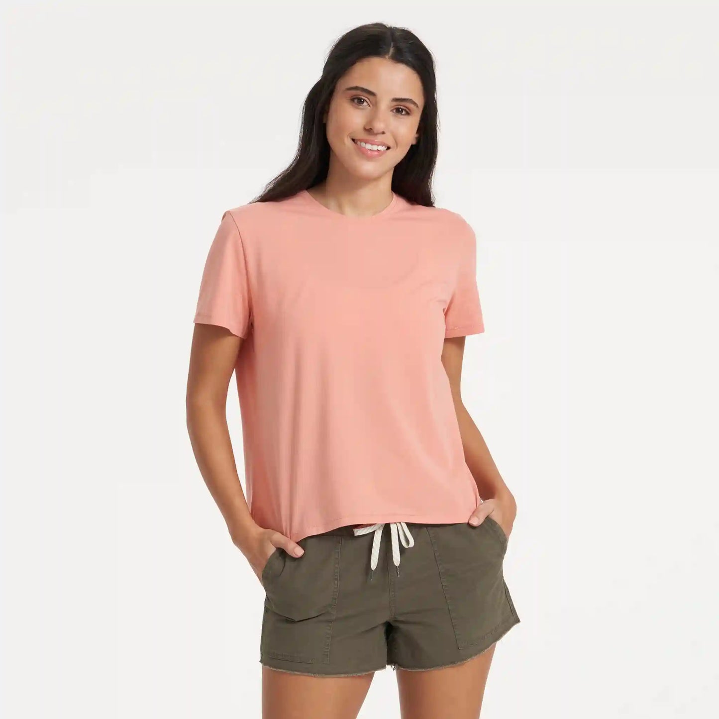 Feather Tee | Light Cinnamon