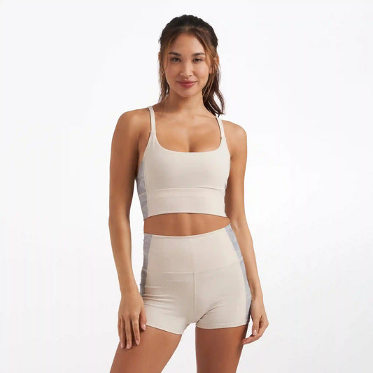 Aspire Elevation Bra | Dune Heather
