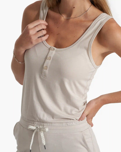 Falls Jumpsuit | Suede Heather