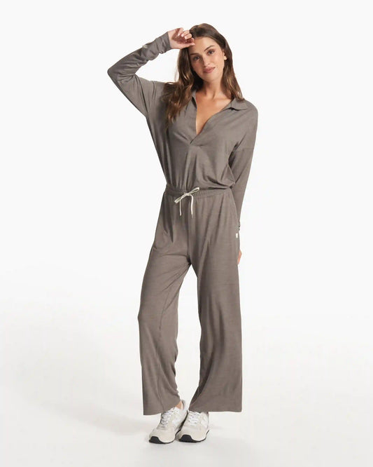 Lux Intentions Jumpsuit | Smoke Heather