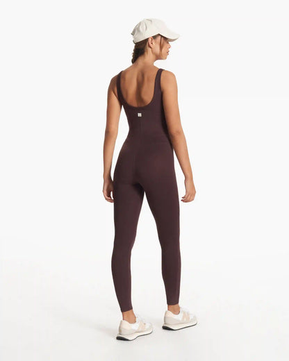 Halo Essential Jumpsuit | Mahogany Heather