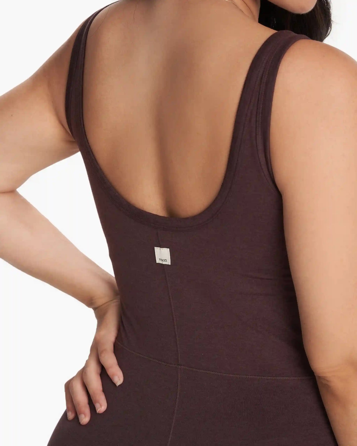 Halo Essential Jumpsuit | Mahogany Heather