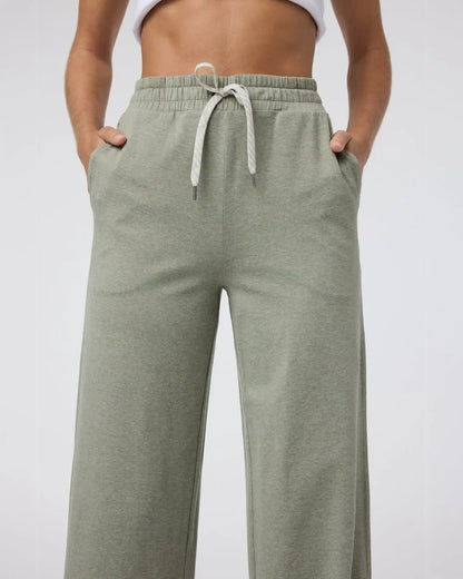 Halo Essential Wideleg Pant - Short | Laurel Heather