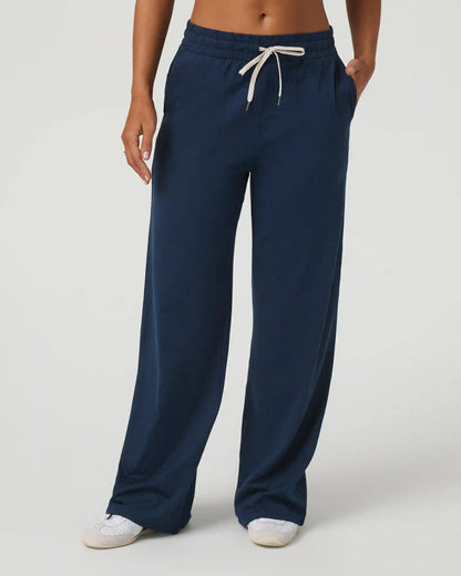 Halo Essential Wideleg Pant | Blue Coast Heather