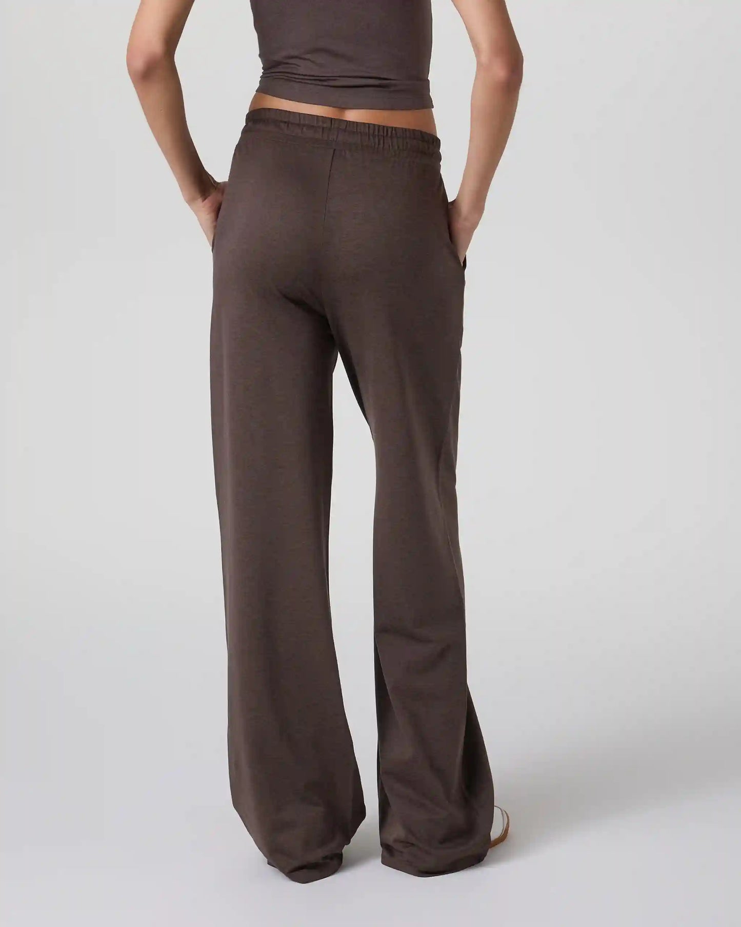 Halo Essential Wideleg Pant - Short | Java Heather
