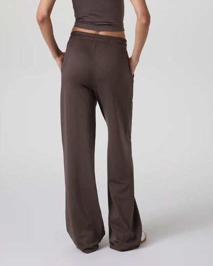 Halo Essential Wideleg Pant - Short | Java Heather