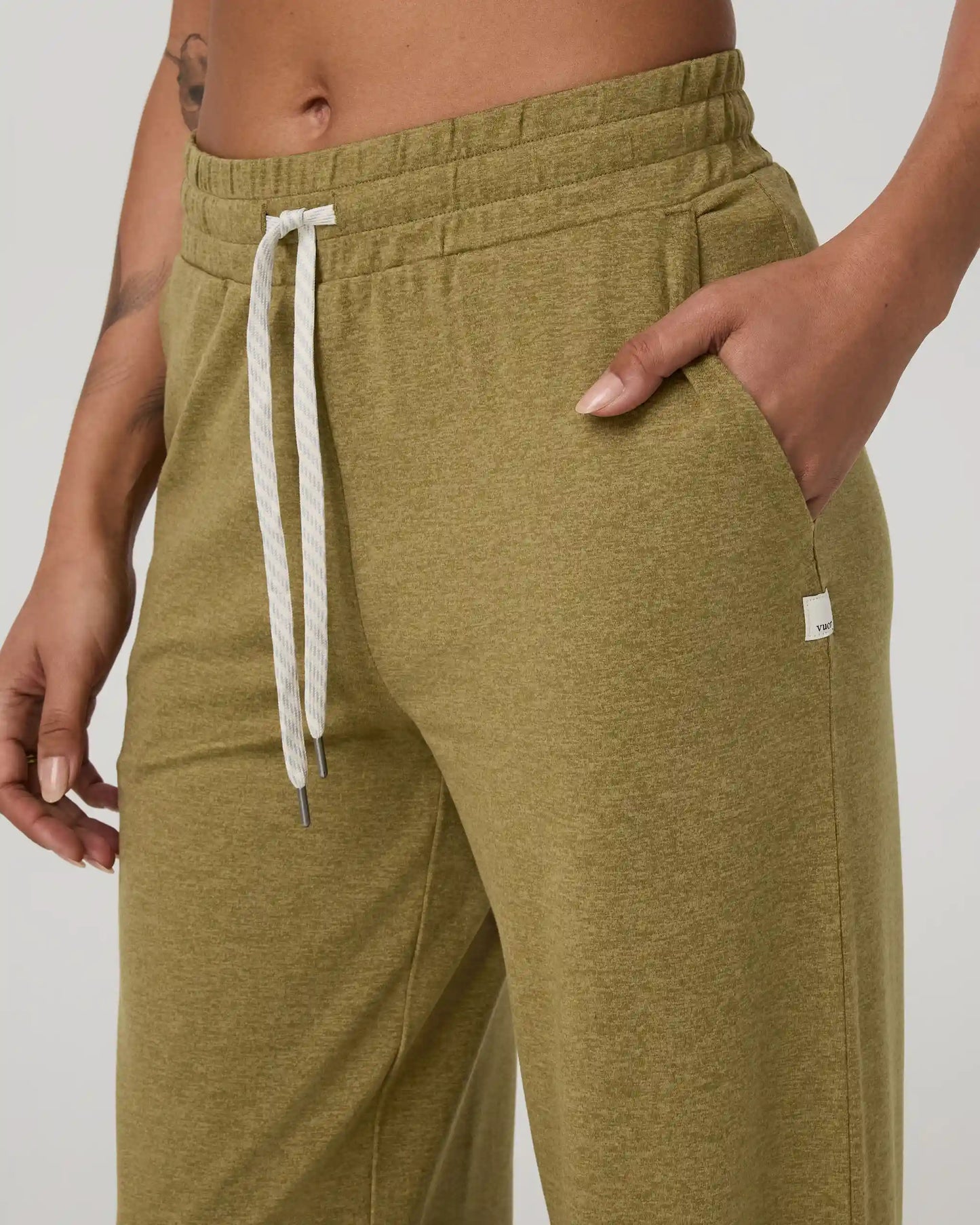 Halo Essential Wideleg Pant | Saguaro Heather