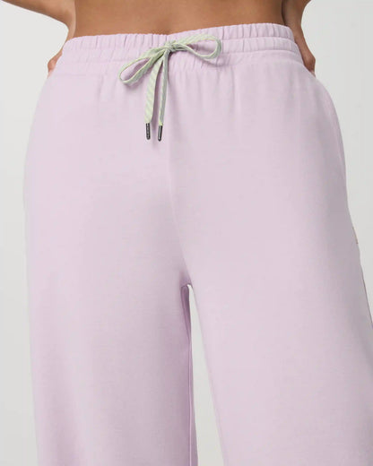 Halo Essential Wideleg Pant | Lilac Breeze Heather