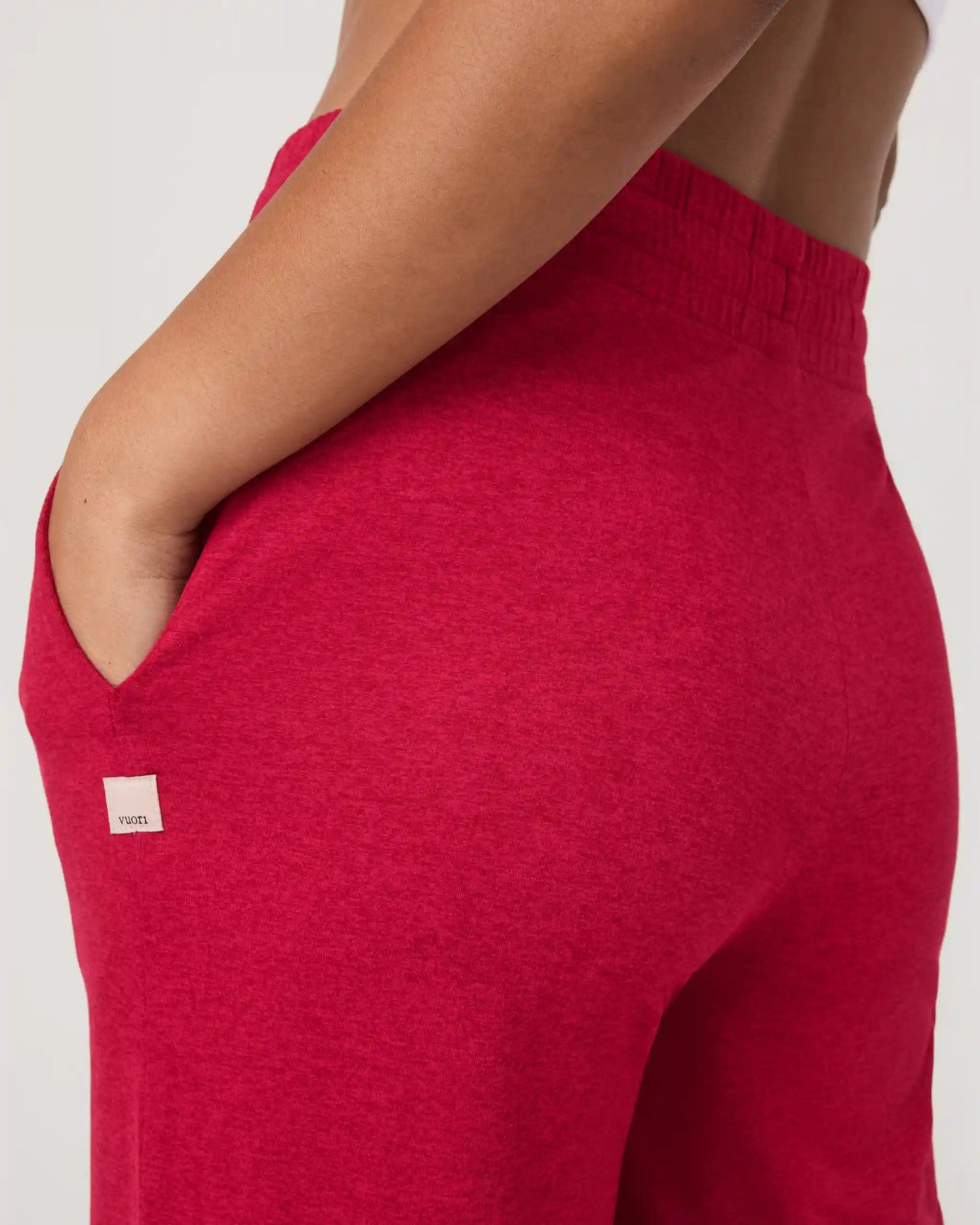 Halo Essential Wideleg Pant | Strawberry Heather