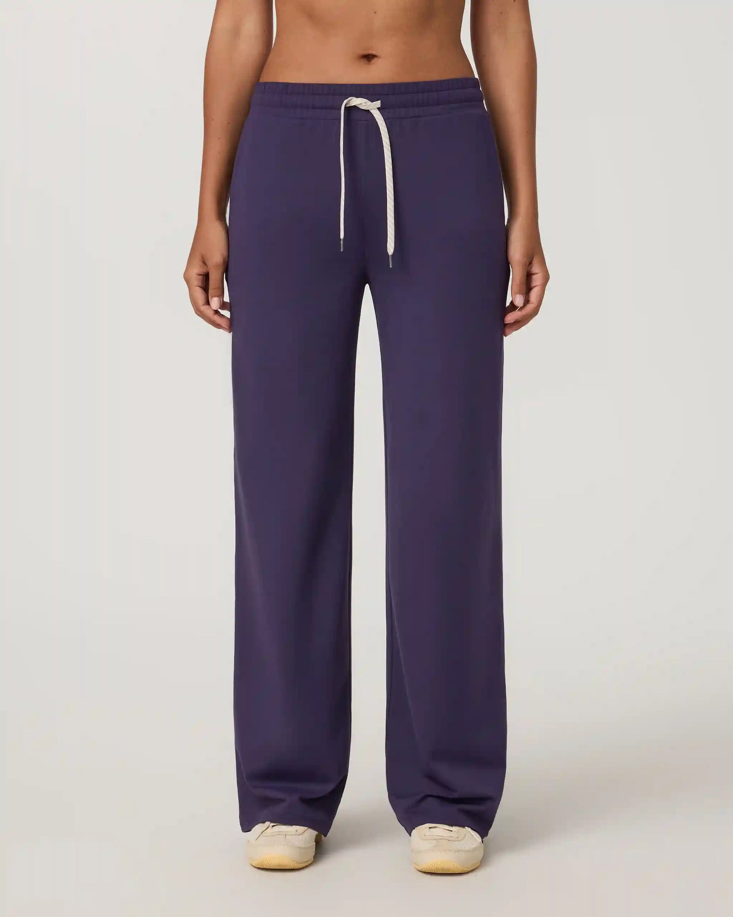 Halo Essential Wideleg Pant | Velvet Violet
