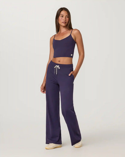 Halo Essential Wideleg Pant | Velvet Violet