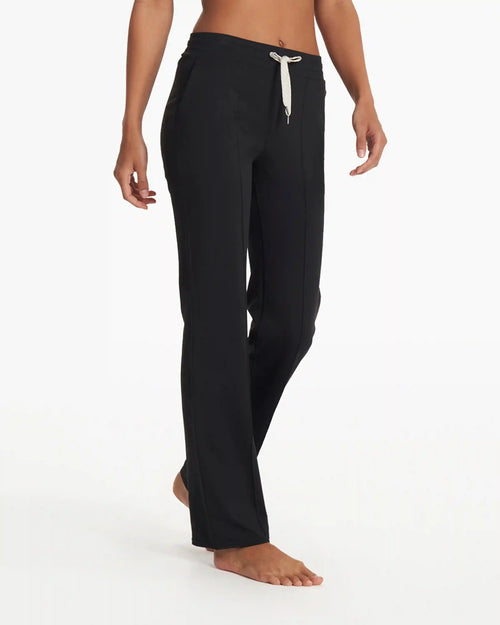 Halo Wide Leg Flare Pant | Black