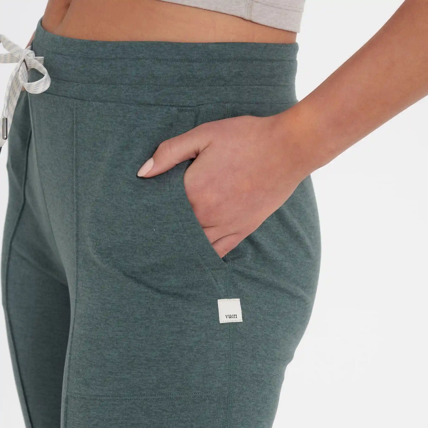 Halo Wide Leg Flare Pant | Kelp Heather