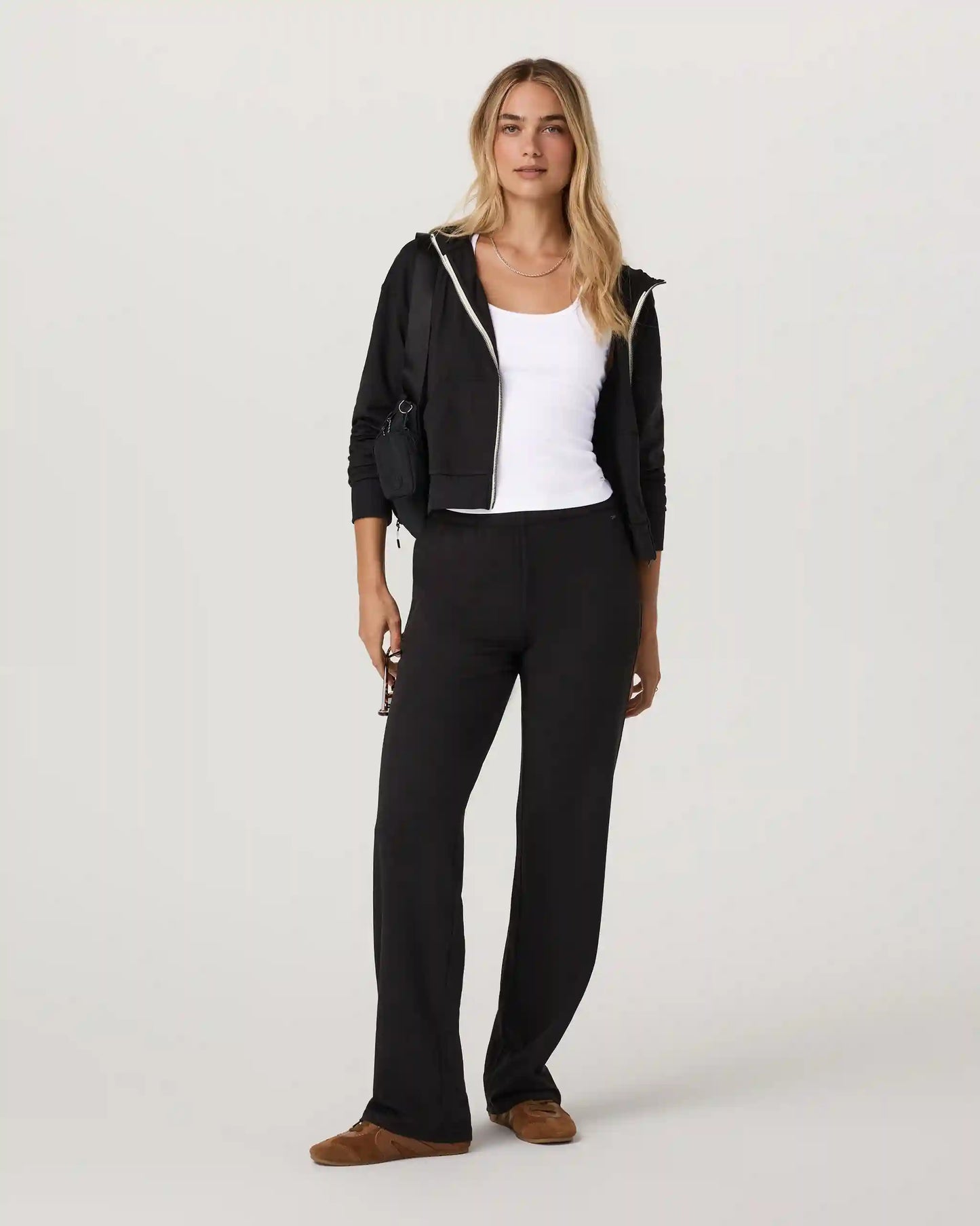 Halo Modern Straight Leg Pant-Long | Solid Black