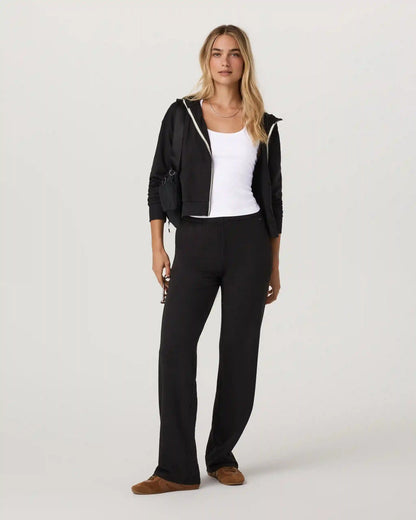 Halo Modern Straight Leg Pant-Long | Solid Black