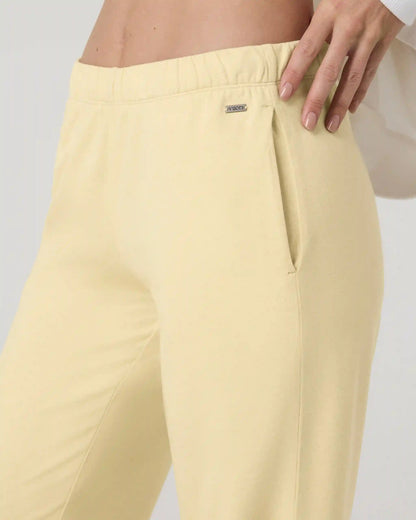 Halo Modern Straight Leg Pant | Lemon Snap Heather