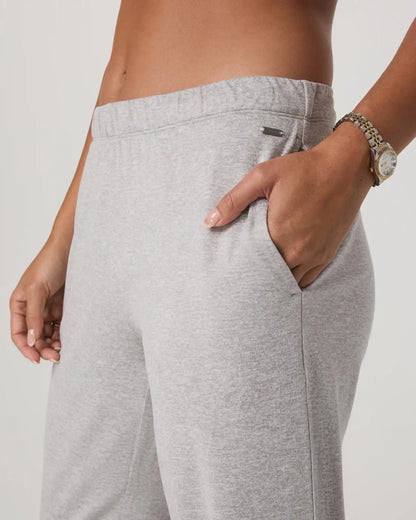 Halo Modern Straight Leg Pant-Short | Pale Grey Heather
