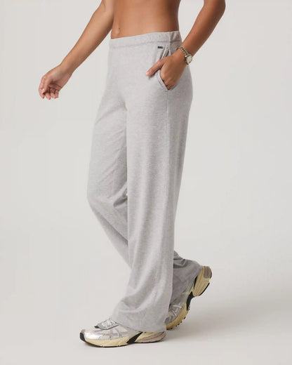 Halo Modern Straight Leg Pant | Pale Grey Heather