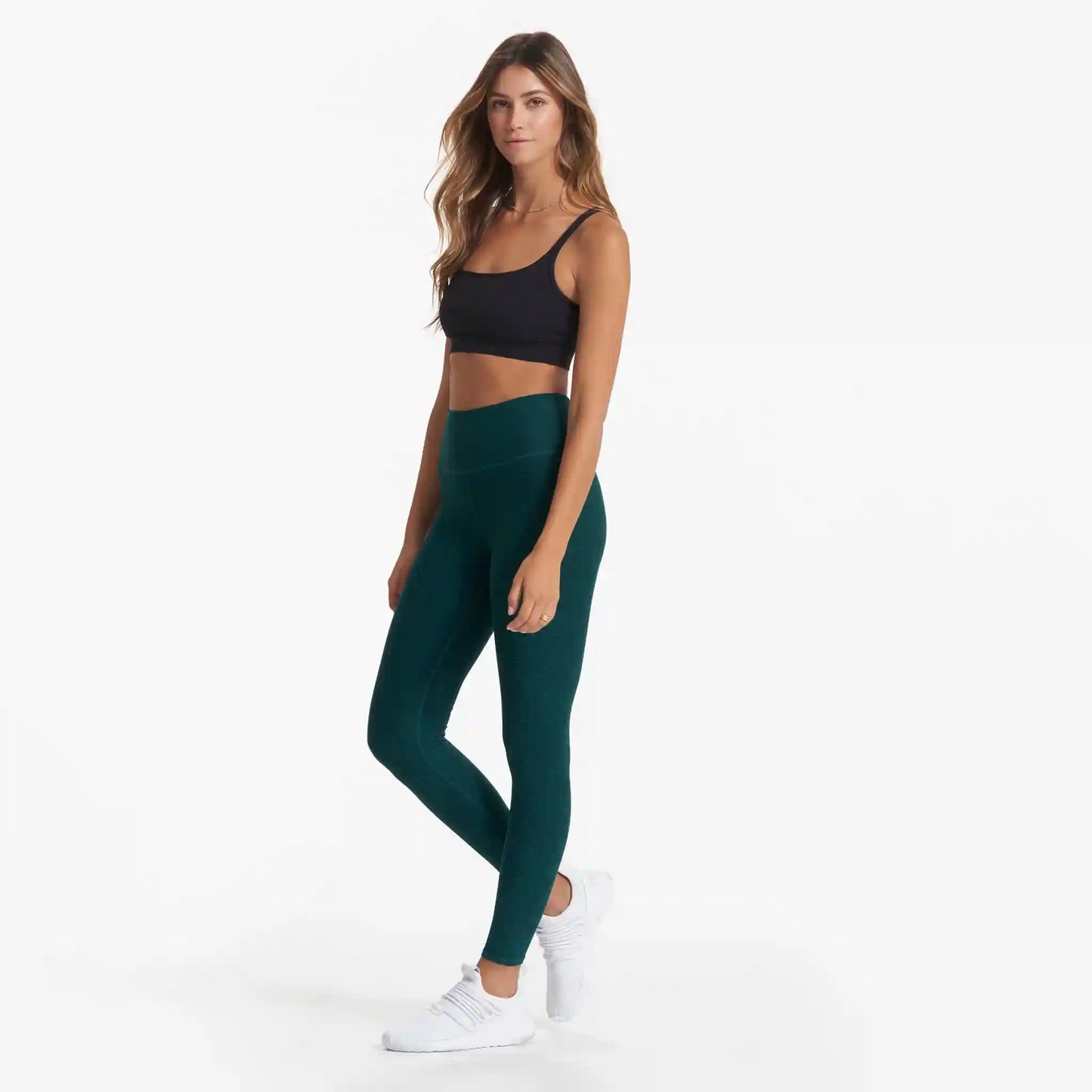 Clean Elevation Legging-Long | Jade Heather