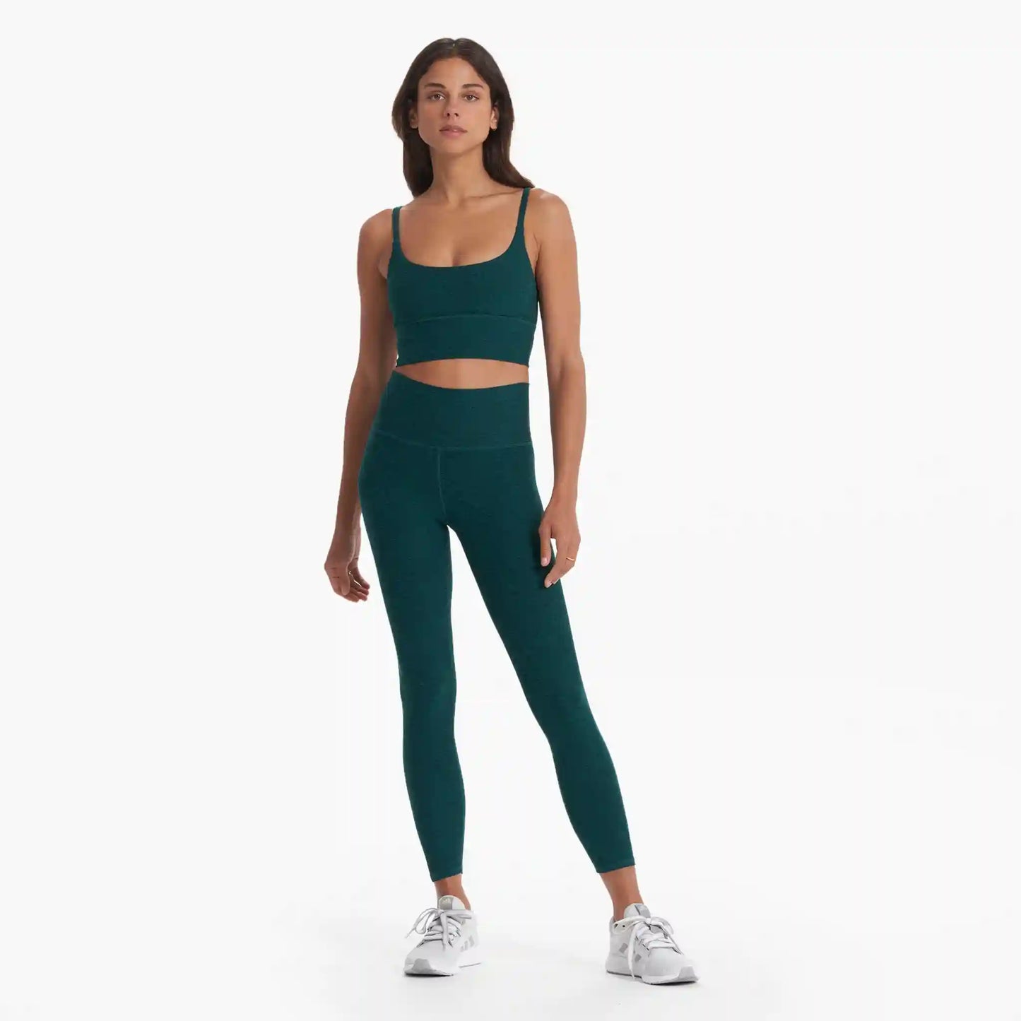 Clean Elevation Legging-Short | Jade Heather