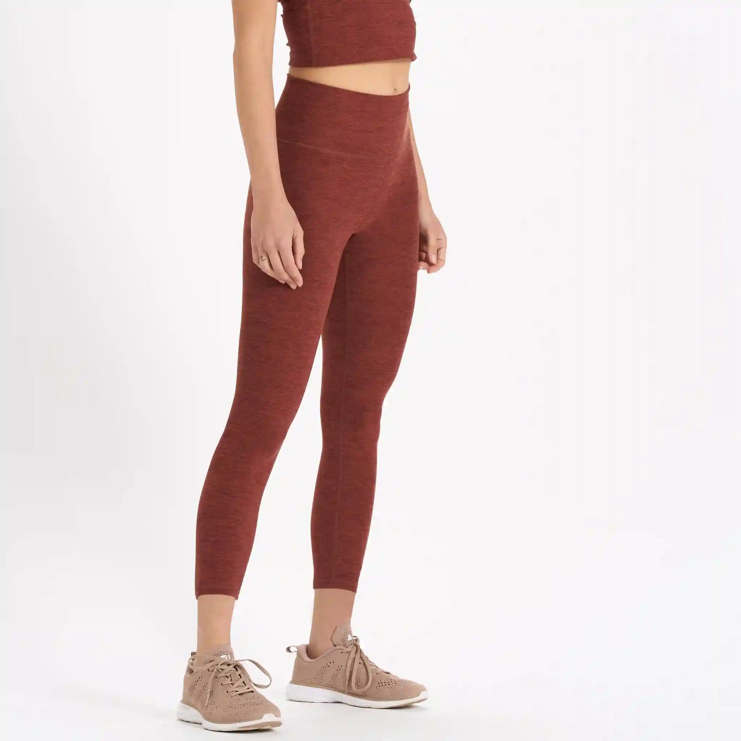 Clean Elevation Legging-Short | Brick Heather