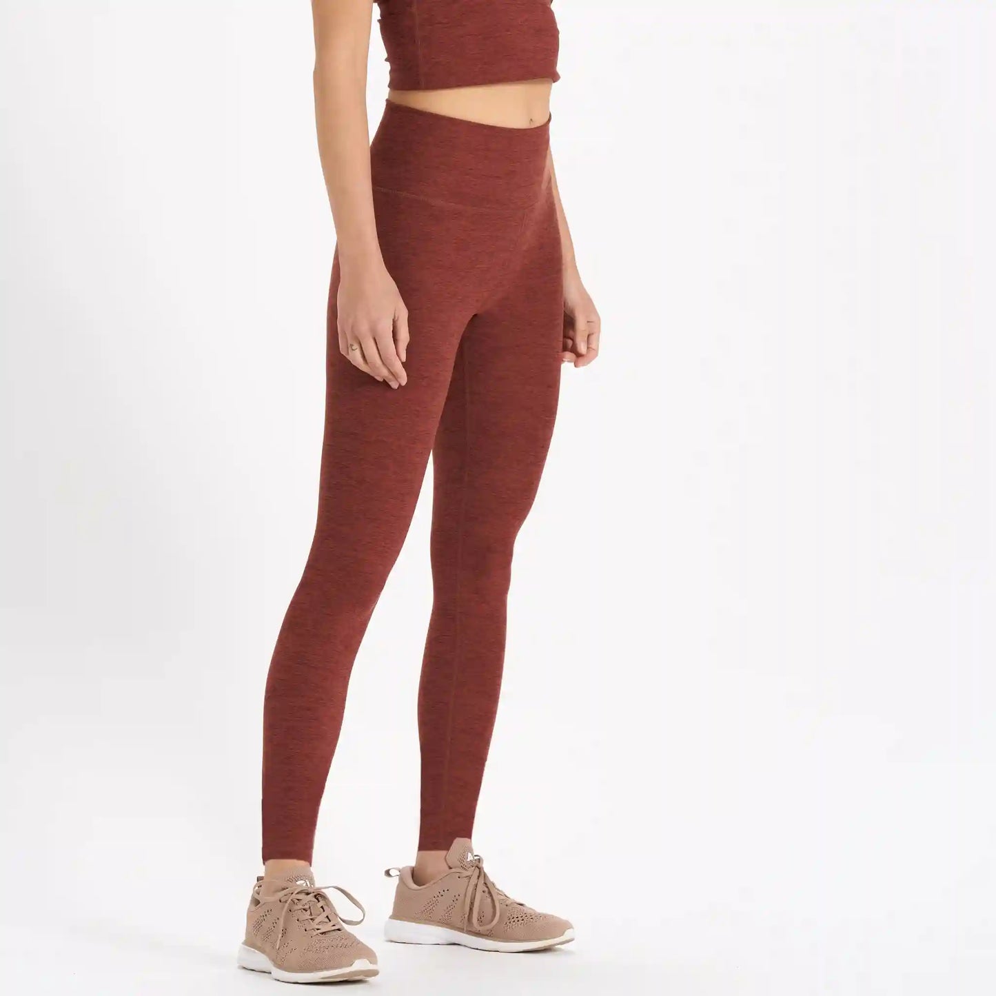 Clean Elevation Legging-Long | Brick Heather