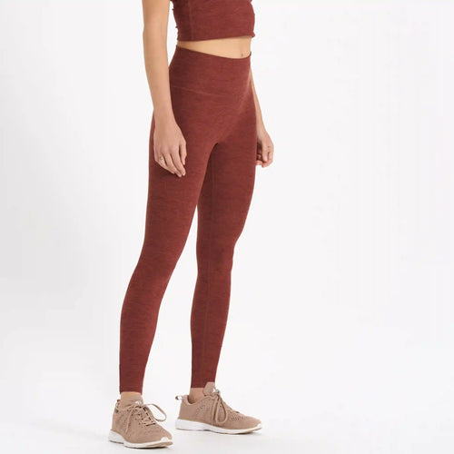 Clean Elevation Legging-Long | Brick Heather