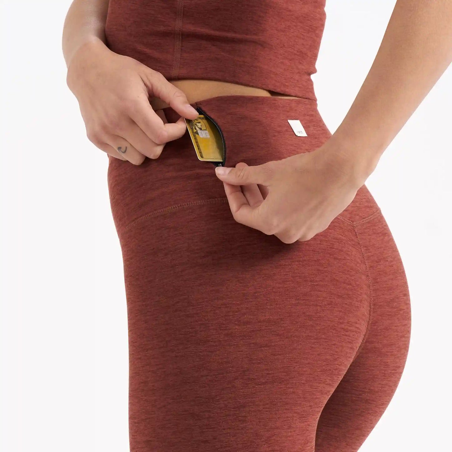 Clean Elevation Legging | Brick Heather