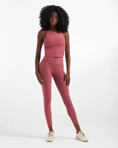 Clean Elevation Legging | Desert Rose Heather