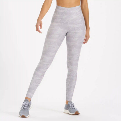 Clean Elevation Legging-Long | Pale Heather Camo