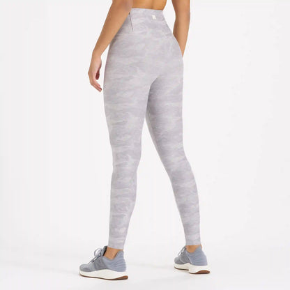 Clean Elevation Legging-Long | Pale Heather Camo