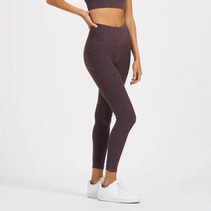 Clean Elevation Legging | Smoked Plum Heather