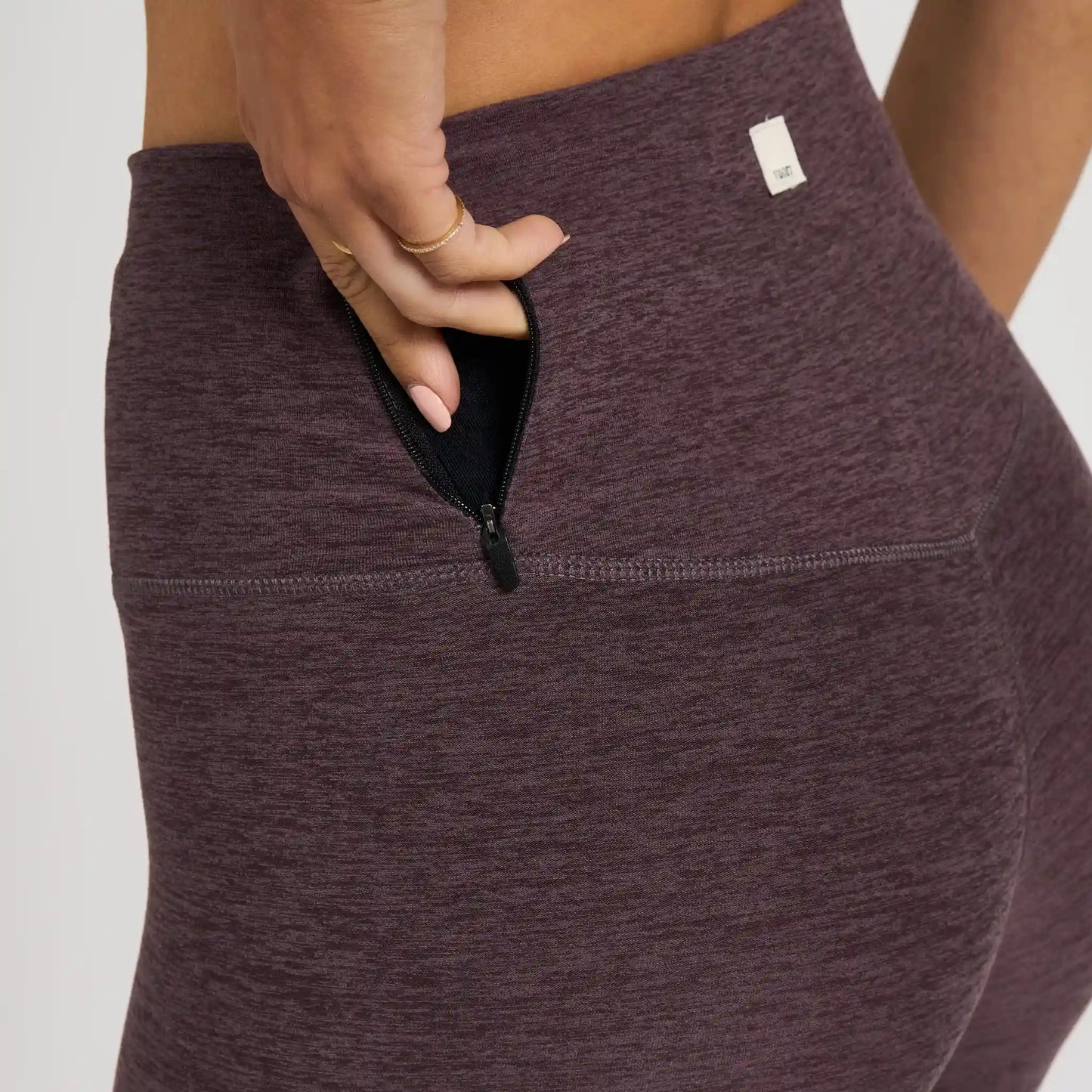 Clean Elevation Legging | Smoked Plum Heather