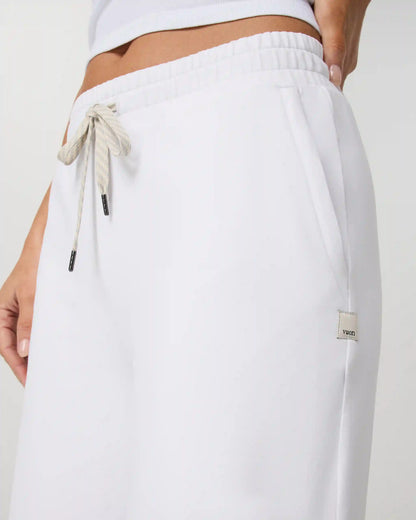 Halo Essential Wideleg Pant | White