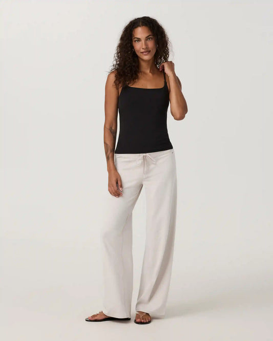 Halo Low Rise Straight Leg Pant - Short | Ecru Heather