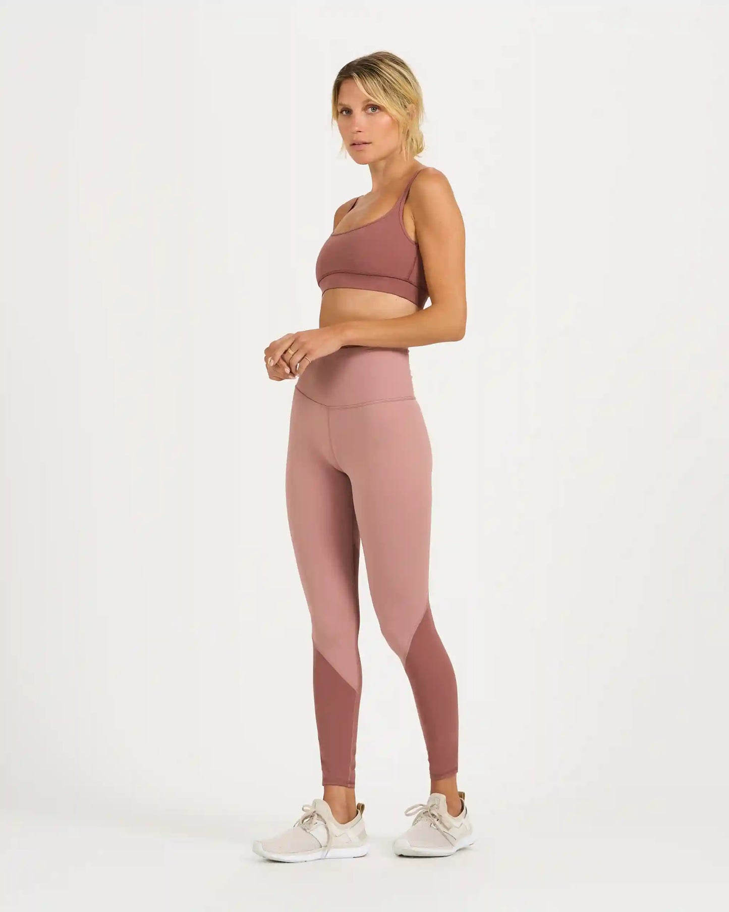 Colorblock Studio Legging | Light Terracotta