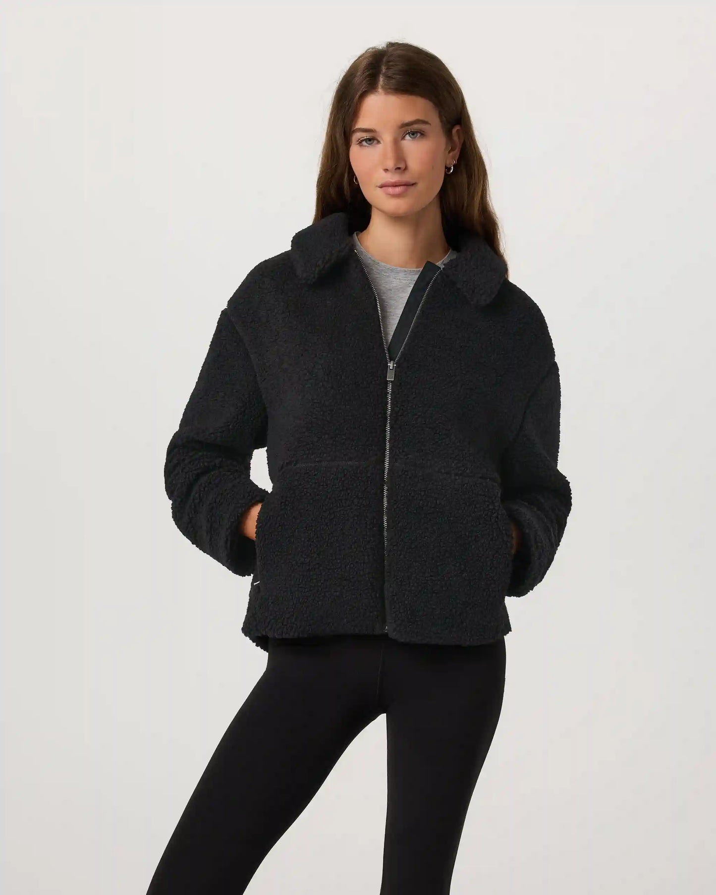 Lou Full Zip Jacket | Black