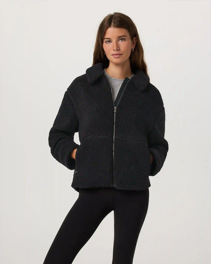 Lou Full Zip Jacket | Black