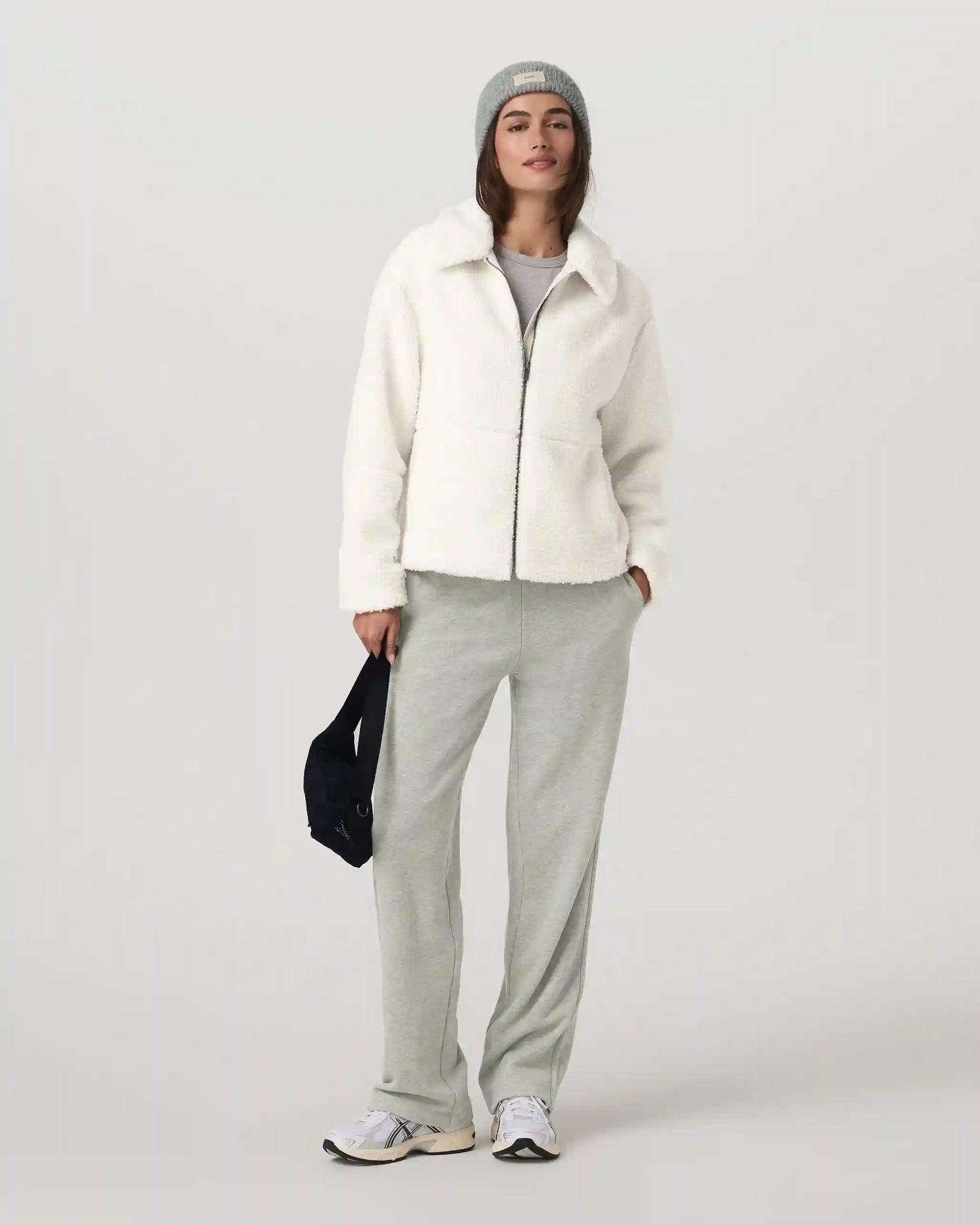 Lou Full Zip Jacket | Marshmallow