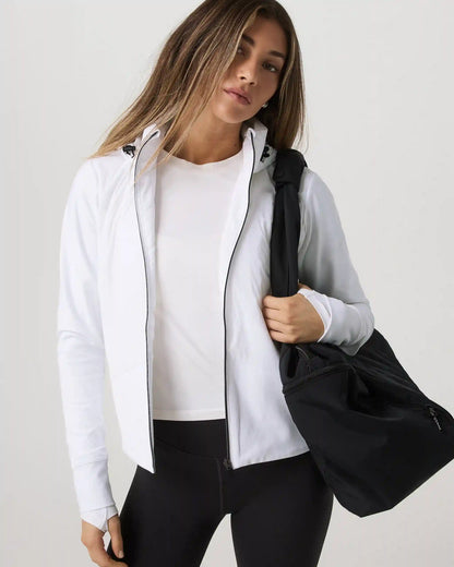 Chilled Out Full Zip | White