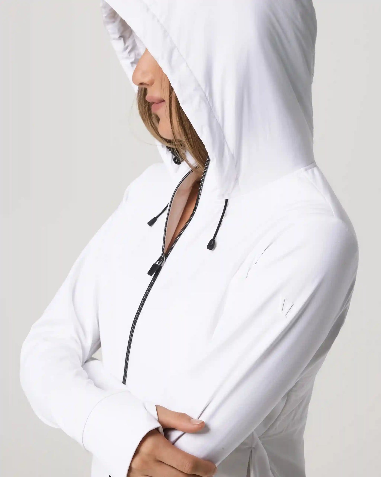 Chilled Out Full Zip | White