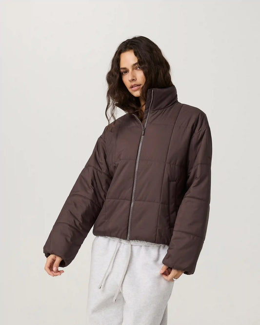 Canyon Insulated Sporty Jacket | French Roast