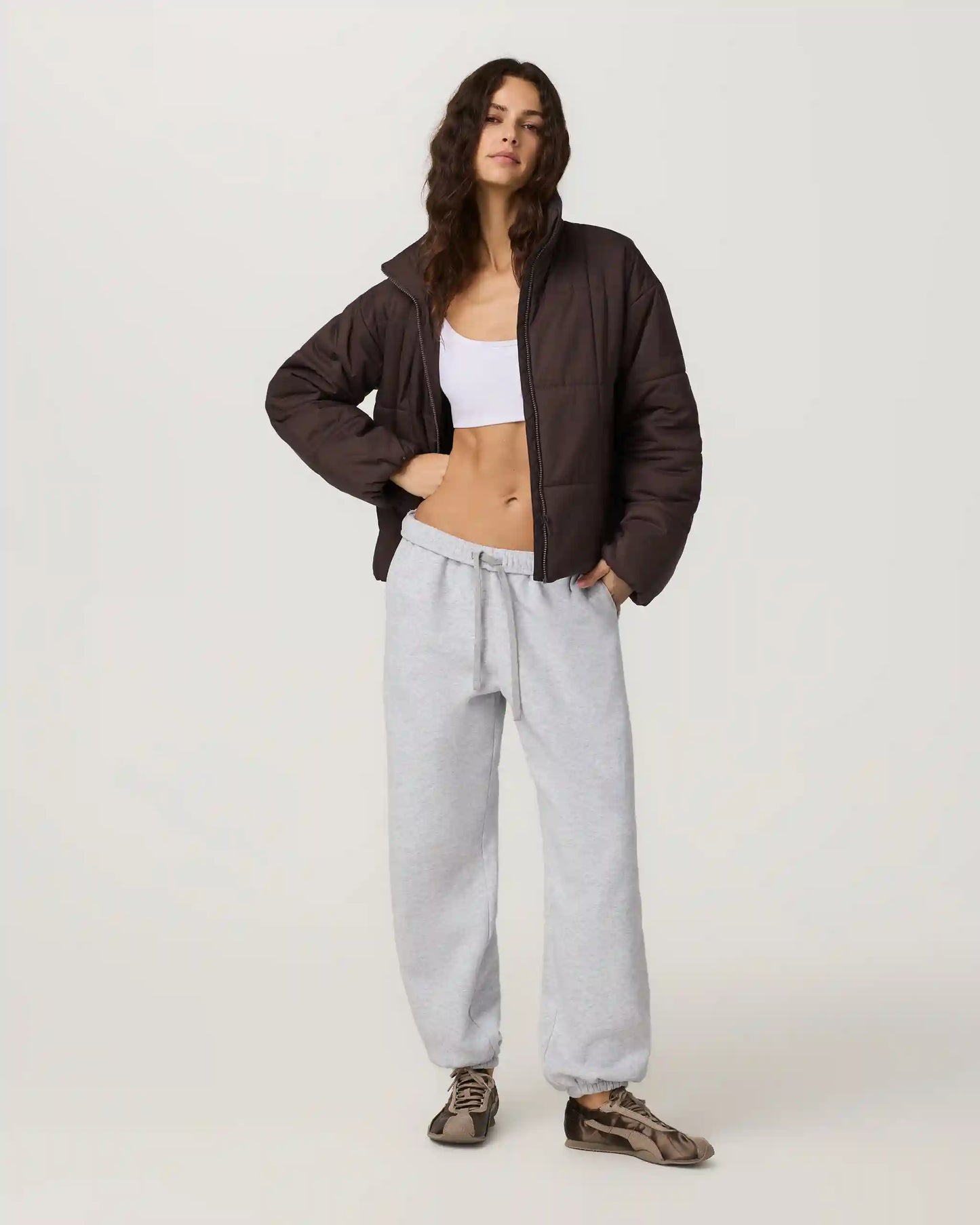 Canyon Insulated Sporty Jacket | French Roast